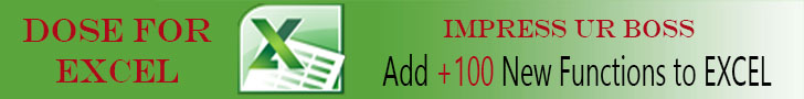 Microsoft Excel DOSE addin plugin